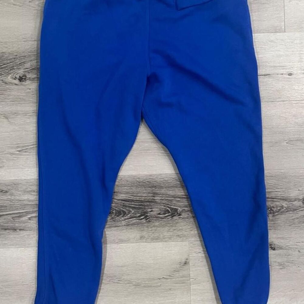 Nike Club Fleece Joggers Royal Blue Embroidered Swoosh Sweatpants XL - Picture 5 of 5